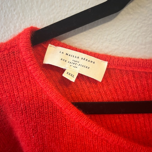 SEZANE GASPARD CARDIGAN - Red XXXL - Picture 4 of 5